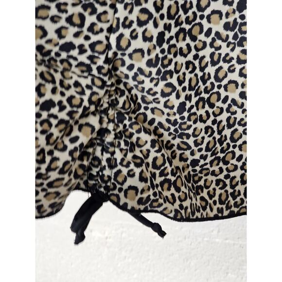 Womens Plus Size Swimsuit Sz 24 Two Piece Bathing Suit Shorts Cheetah Tankini - Picture 14 of 15